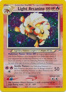 Light Arcanine  - Unlimited Holofoil Neo Destiny - Holo Rare