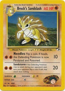 Brock's Sandslash 023  - Unlimited Gym Heroes - Rare