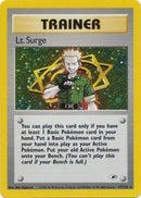 Lt. Surge (17) (17) 017/132  - Unlimited Holofoil Gym Heroes - Holo Rare