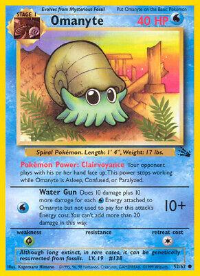 Omanyte (52/62) [Fossil Unlimited]