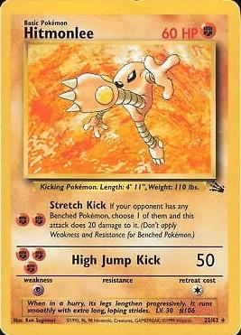 Hitmonlee (22/62) [Fossil Unlimited]