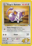 Lt. Surge's Rattata 082  - Unlimited Gym Heroes - Common