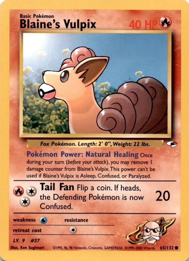 Blaine's Vulpix (65/132) [Gym Heroes Unlimited]
