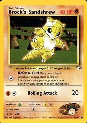 Brock's Sandshrew (71/132) [Gym Heroes Unlimited]