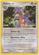 Gabite - 48/123 (Prerelease) [Staff]/124  Diamond and Pearl Promos - Promo