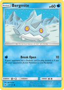 Bergmite  - Reverse Holofoil SM  Forbidden Light - Common