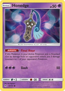 Honedge (46)/131  - Reverse Holofoil SM  Forbidden Light - Common