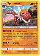 Tyrantrum 069  - Holofoil SM  Forbidden Light - Holo Rare