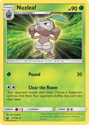 Nuzleaf  - Reverse Holofoil SM  Celestial Storm - Uncommon