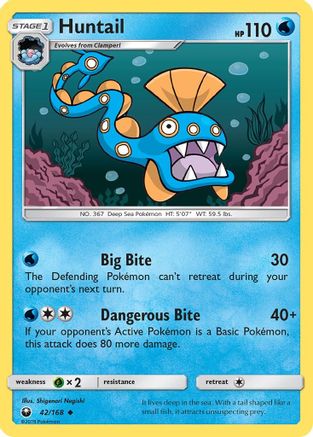 Huntail (42/168) [Sun & Moon: Celestial Storm]