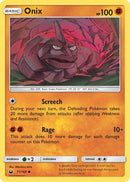Onix 071  - Reverse Holofoil SM  Celestial Storm - Common
