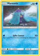 Mareanie (68)  - Reverse Holofoil SM  Lost Thunder - Common