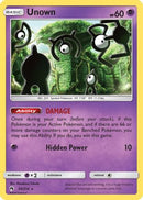 Unown (90) (90) 090  - Reverse Holofoil SM  Lost Thunder - Rare