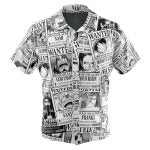 Hawaiian Shirt: Anime: One Piece: Wanted Poster: S