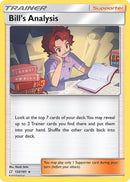 Bill's Analysis  - Reverse Holofoil SM  Team Up - Holo Rare