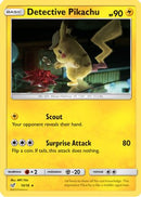 Detective Pikachu 010  - Holofoil Detective Pikachu - Rare