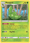Metapod 003  - Reverse Holofoil SM  Unbroken Bonds - Uncommon