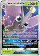Venomoth GX 012  - Holofoil SM  Unbroken Bonds - Ultra Rare