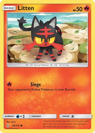 Litten (26) (26) 026/214  SM  Unbroken Bonds - Common