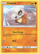 Cubone 090  - Reverse Holofoil SM  Unbroken Bonds - Common