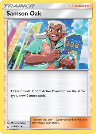 Samson Oak (185/214) [Sun & Moon: Unbroken Bonds]