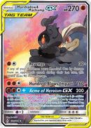 Marshadow & Machamp GX (199) (Full Art)  - Holofoil SM  Unbroken Bonds - Ultra Rare