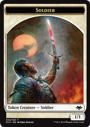 Soldier (004) // Marit Lage (006) Double-Sided Token [Modern Horizons Tokens]