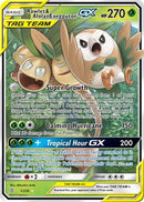 Rowlet & Alolan Exeggutor GX 001  - Holofoil SM  Unified Minds - Ultra Rare