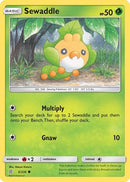 Sewaddle (6)  - Reverse Holofoil SM  Unified Minds - Common