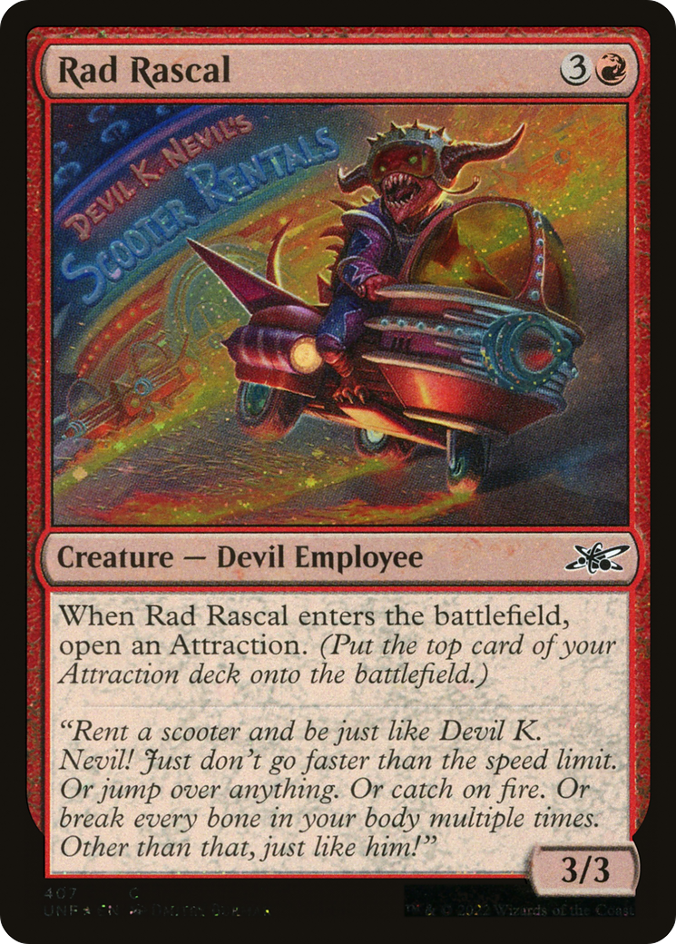 Rad Rascal (Galaxy Foil) [Unfinity]