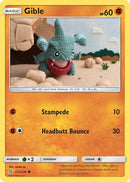 Gible 112  - Reverse Holofoil SM  Unified Minds - Common