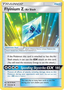 Flyinium Z: Air Slash  - Reverse Holofoil SM  Unified Minds - Uncommon