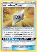 Normalium Z: Tackle (203/236) [Sun & Moon: Unified Minds]