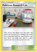 Pokemon Research Lab 205  - Reverse Holofoil SM  Unified Minds - Uncommon