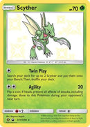 Scyther SV1  - Holofoil Hidden Fates Shiny Vault - Shiny Holo Rare
