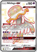 Nihilego GX/SV94  - Holofoil Hidden Fates Shiny Vault - Shiny Holo Rare