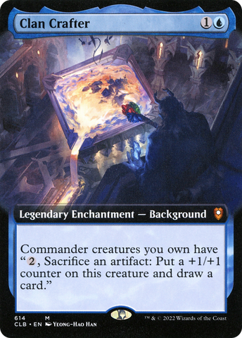 Clan Crafter (Extended Art) [Commander Legends: Battle for Baldur's Gate]