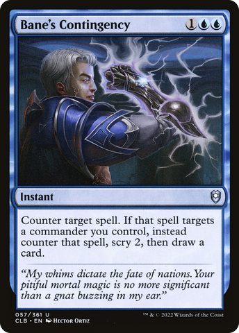 Bane's Contingency [Commander Legends: Battle for Baldur's Gate]
