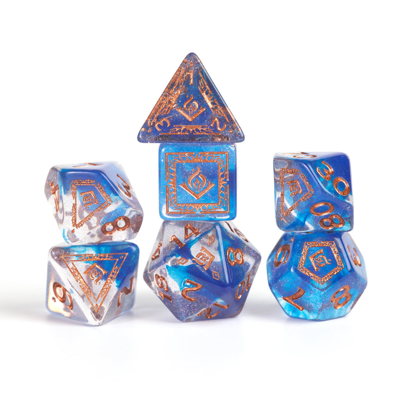 Sirius Dice: Dungeons & Dragons: Adventure Dice: Wizard Blue