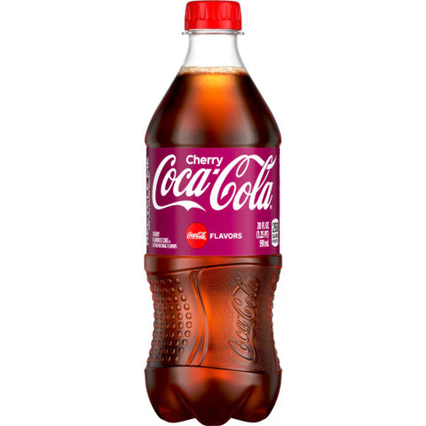 20oz Bottle: Cherry Coca-Cola