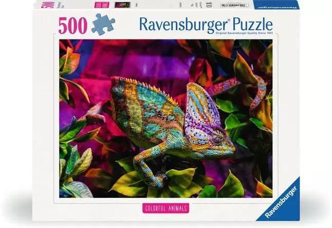 Ravensburger: 500 Pieces: Colorful Animals: Chameleon