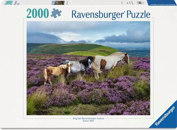 Ravensburger: 2000 Piece: Wild Horses in the Heather