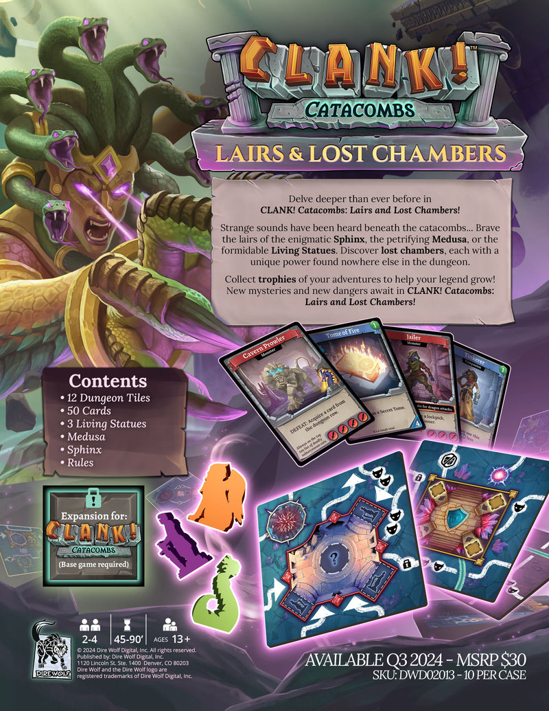 Clank! Catacombs: Lairs & Lost Chambers