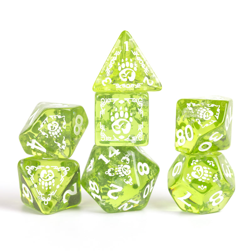 Sirius Dice: Dungeons & Dragons: Adventure Dice: Druid Green