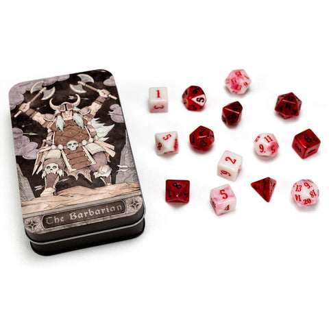 Beadle & Grimm's Character Class Dice Sets: The Barbarian