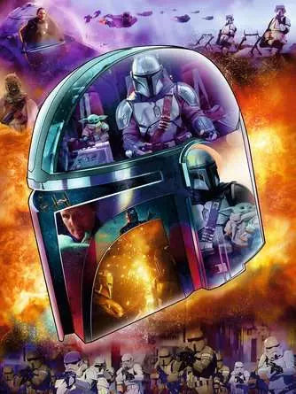 Ravensburger: 770 Pieces: The Mandalorian Helmet
