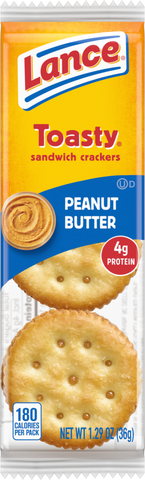 Lance: Toasty Sandwich Cracker: Peanut Butter