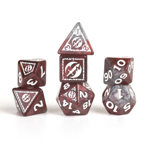 Sirius Dice: Dungeons & Dragons: Adventure Dice: Fighter Red