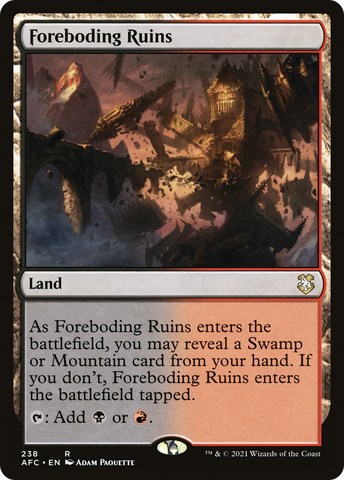 Foreboding Ruins [Dungeons & Dragons: Adventures in the Forgotten Realms Commander]