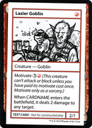 Lazier Goblin (2021 Edition) [Mystery Booster Playtest Cards]
